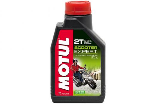 Моторное масло Motul Scooter Expert 2T, 1 л, полусинтетика