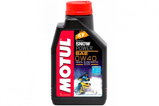 Моторное масло Motul Snowpower 4T 0W40 100% синт. объём 1 литр