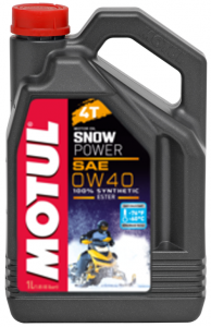 Моторное масло Motul Snowpower 4T 0W40 100% синт. объём 4 литра