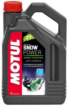 Моторное масло Motul Snowpower 2T, полусинтетика объём 4 литра