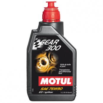 Трансмиссионное масло Motul Gear 300 (1л), 100 % синтетика