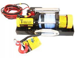 Лебедка переносная электрическая T-MAX ATW-PRO 2500 для снегоходов и легковых автомобилей
