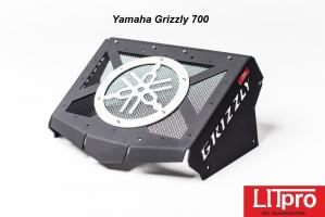 Комплект выноса радиатора для Yamaha Grizzly 550/700 Litpro серебро, алюминиевый